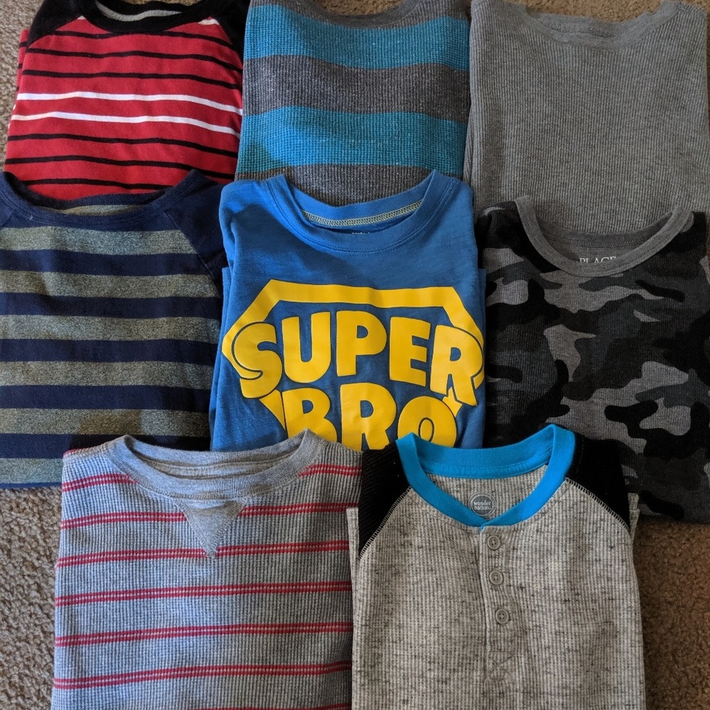 8 Boy's Shirt Lot